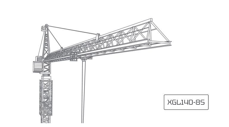 Башенный кран XCMG XGL140-8S