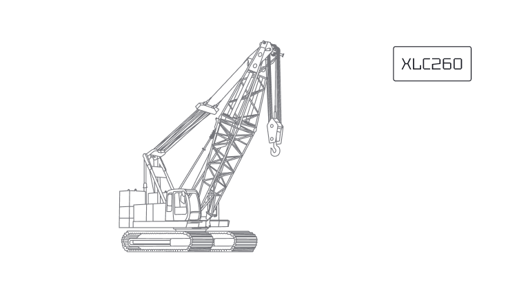 Гусеничный кран XCMG XLC260